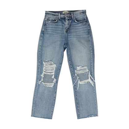 Blue Solid Jeans