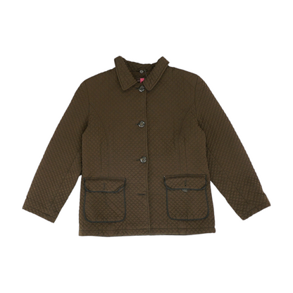 Brown Solid Jacket