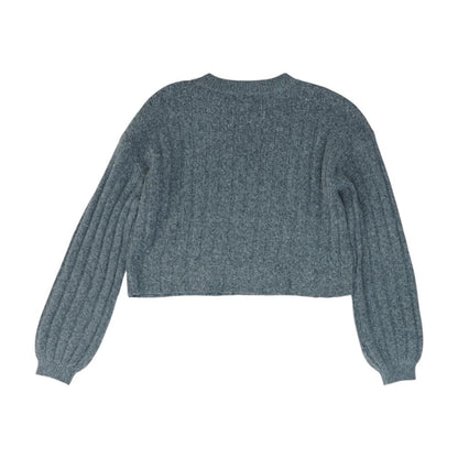 Gray Cropped Sweater