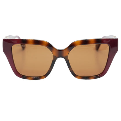 Maroon GG1023S Cat Eye Sunglasses