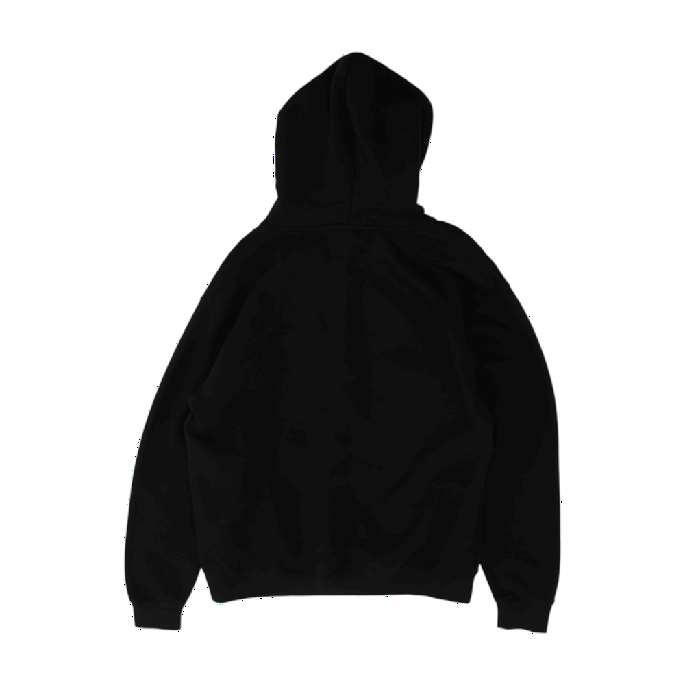 Wild Wear Black Solid Hoodie Pullover – Image 2