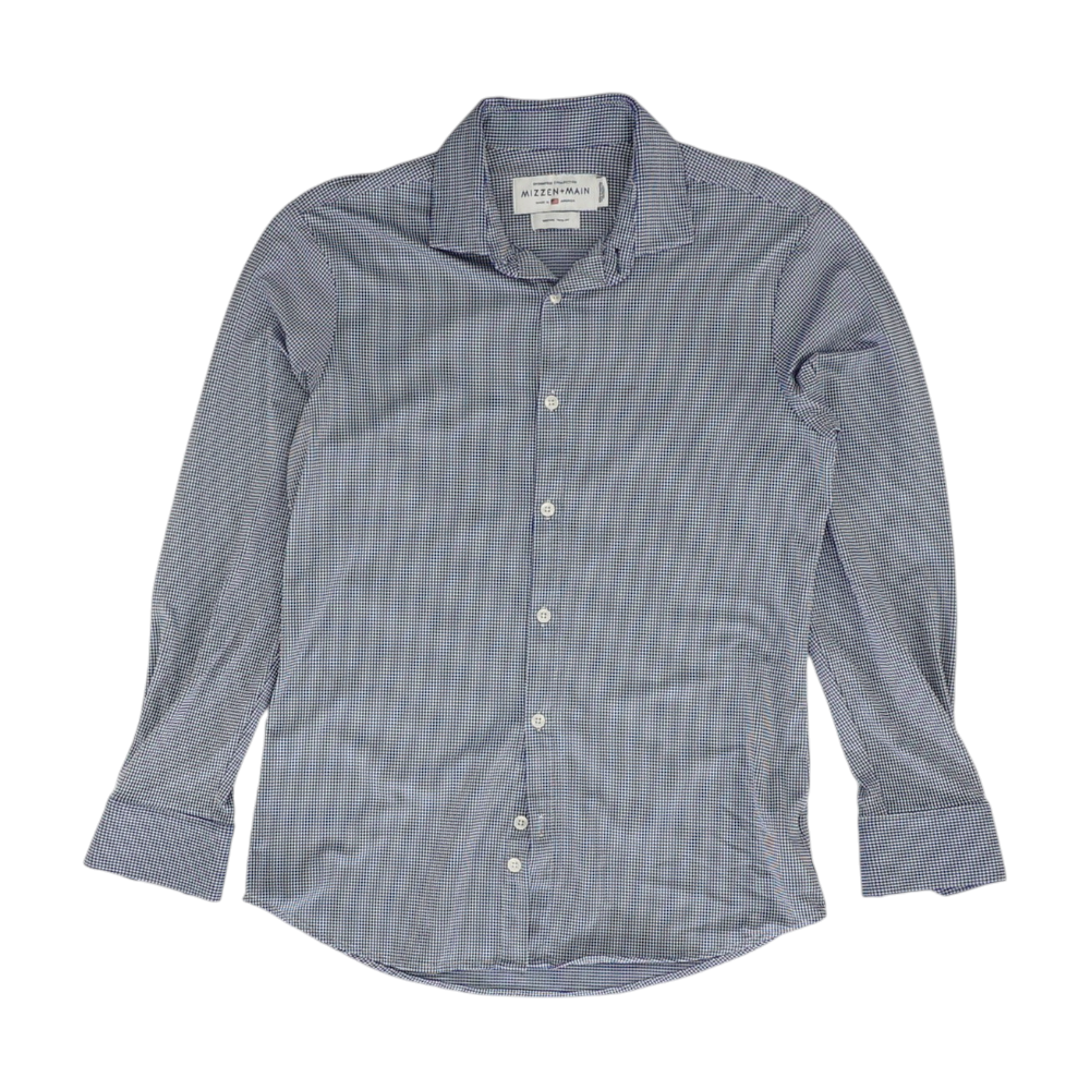 Blue Check Long Sleeve Button Down