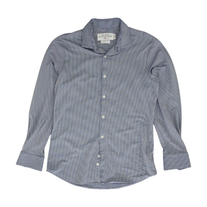Blue Check Long Sleeve Button Down