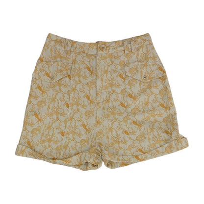 Yellow Floral Shorts