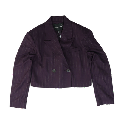 Purple Striped Blazer