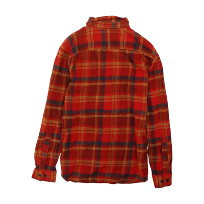 Red Plaid Flannel Button Down
