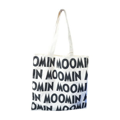 Beige Print Tote Bag