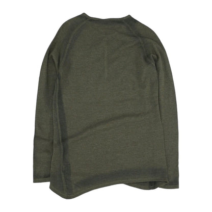 Olive Solid Henley T-Shirt