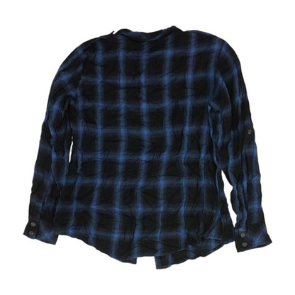 Black Plaid Button Down
