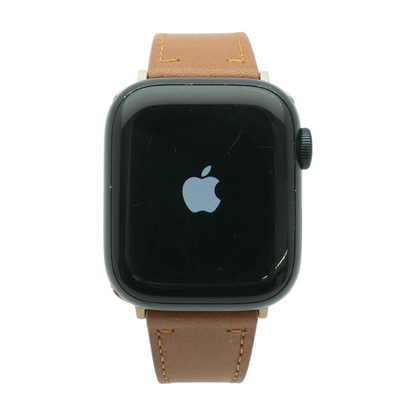 41mm Series 9 Midnight Smartwatch Brown Band S/M