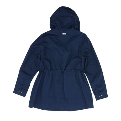 Navy Solid Rain Jacket