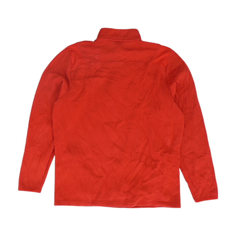 Red Solid 1/4 Zip Pullover
