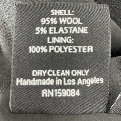 Black Paint Travel Learn Crystal Short Blazer