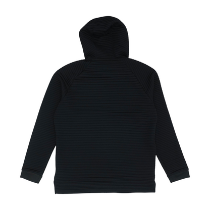 Black Solid Hoodie Pullover