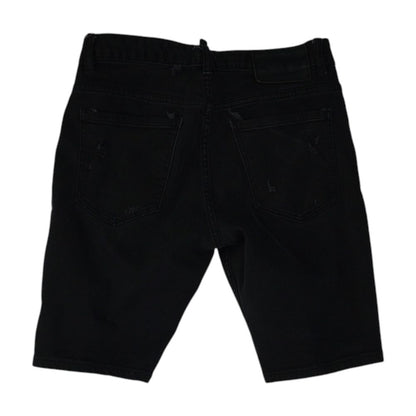 Black Denim Shorts