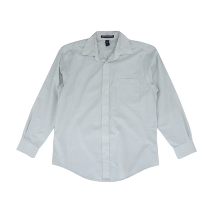 Gray Check Long Sleeve Button Down
