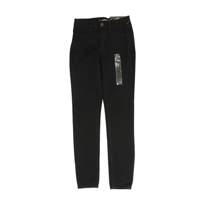 Black Solid Chino Pants