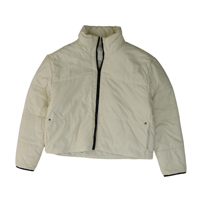 Beige Solid Jacket