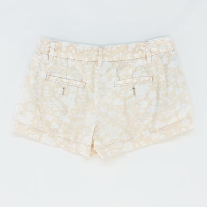 Peach Floral Chino Shorts