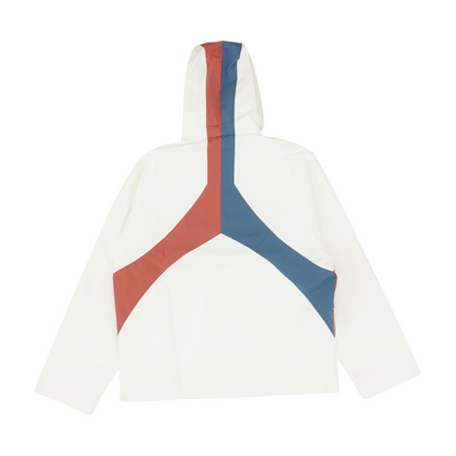 White Color Block Jacket