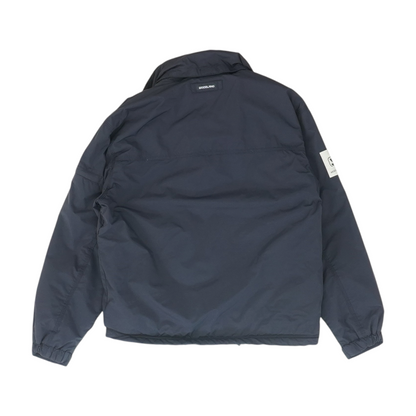 Navy Solid Rain Jacket
