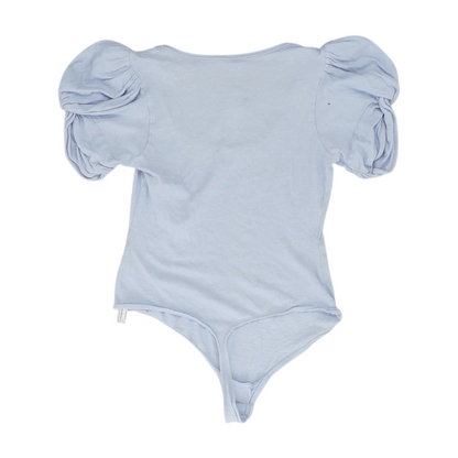 Blue Bodysuit Blouse