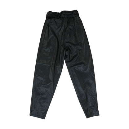 Black Solid Dress Pants