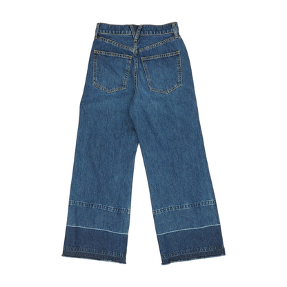 Blue Wide Leg Jeans