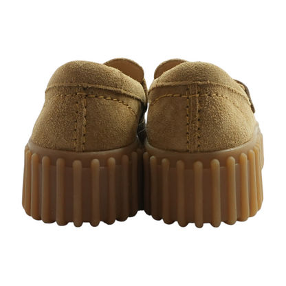 Tan Slip-On Flats