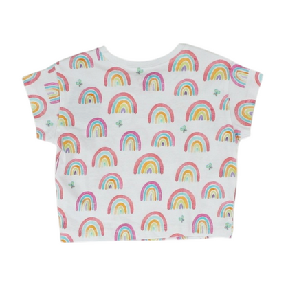 White Print T-Shirt