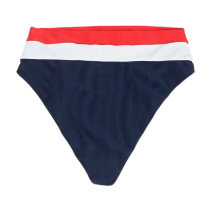 Navy Color Block Swim Bottom