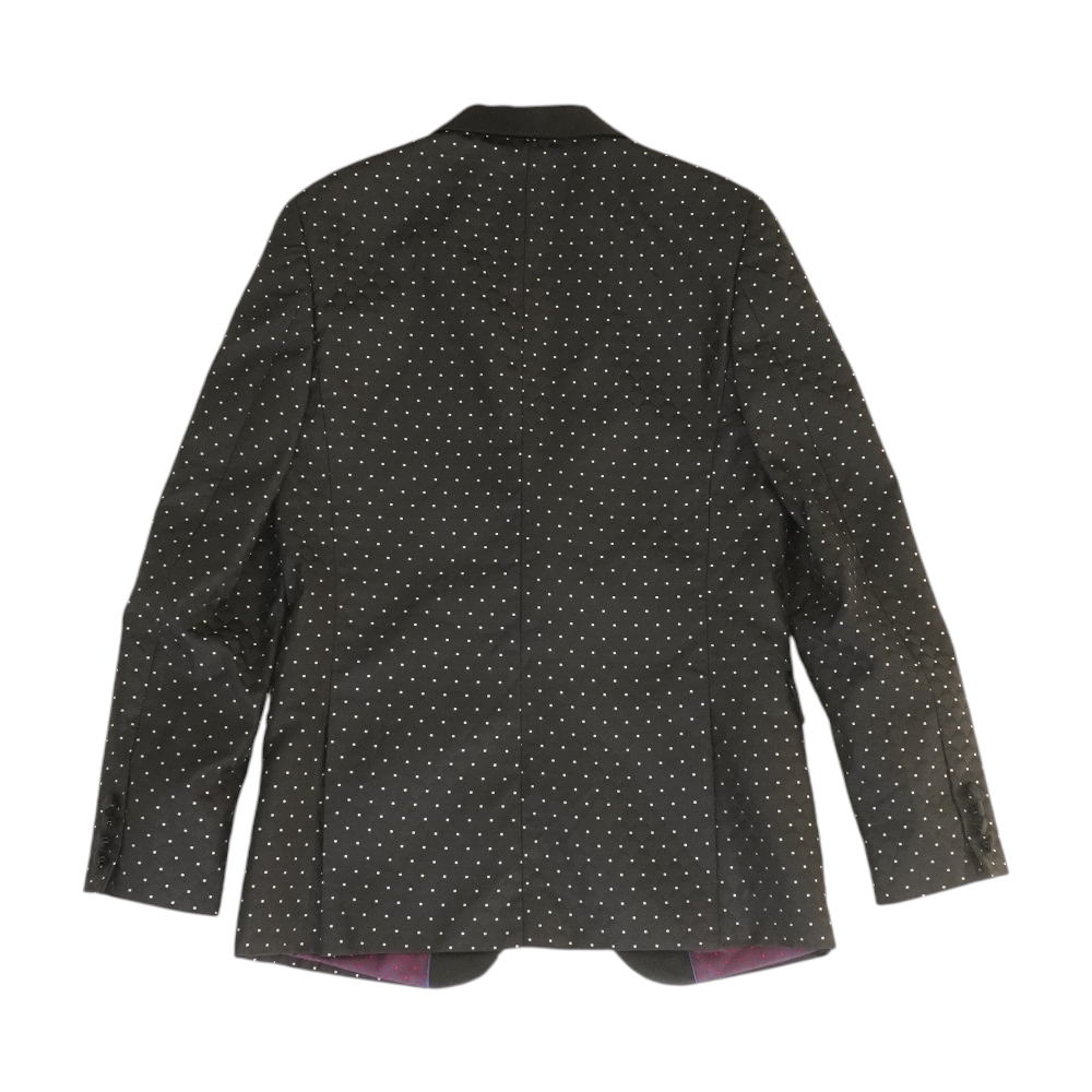 Romano Luxury Collection Black Geometric 2pc Suit – Image 3