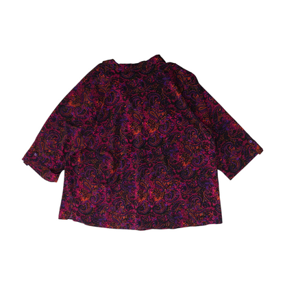 Purple Plus Paisley Button Down