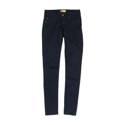 Navy Solid Low Rise Skinny Leg Jeans