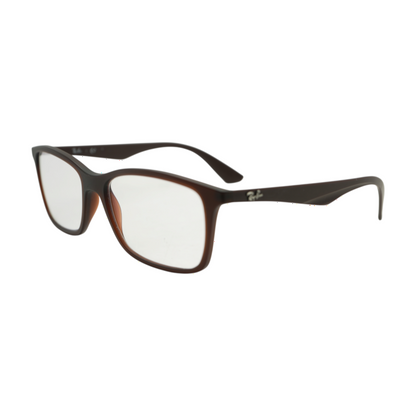 Brown RB 7047 Square Prescription Eyewear