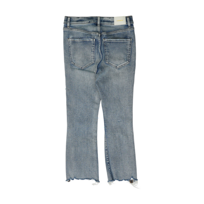 Blue Bootcut Jeans