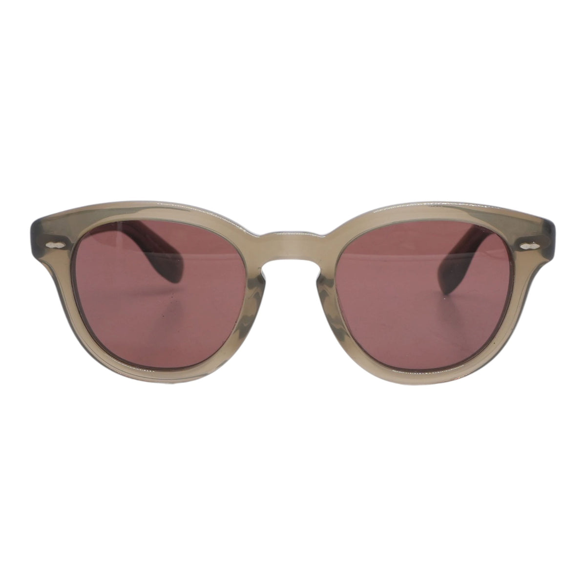 Brown Cary Grant Round Sunglasses