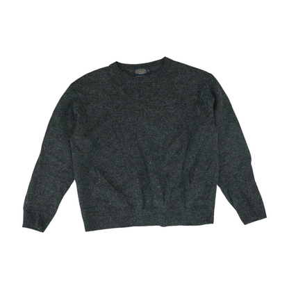 Charcoal Solid Pullover Sweater