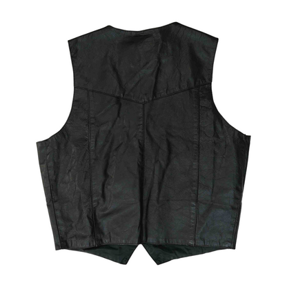 Black Solid Vest