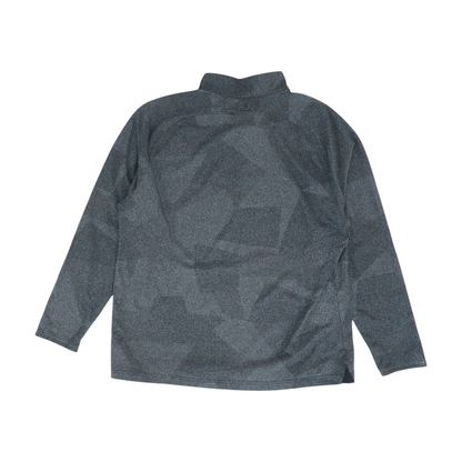Charcoal Solid 1/4 Zip Pullover