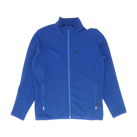 Blue Solid Active Jacket