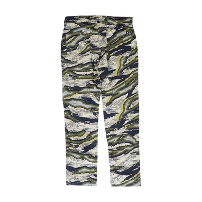 Green Camo Straight Pants