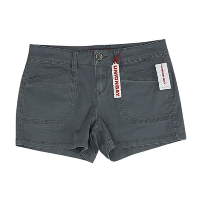 Gray Denim Shorts