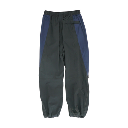 Navy Color Block Regular Pants