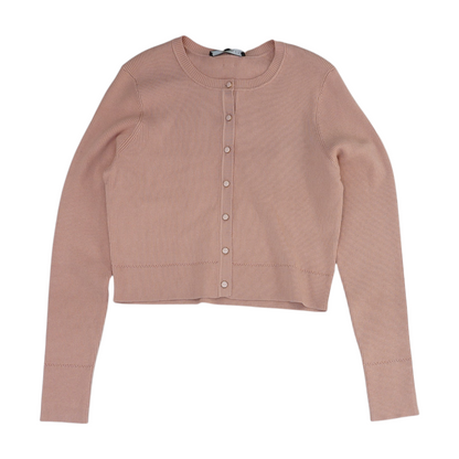 Pink Cardigan Sweater