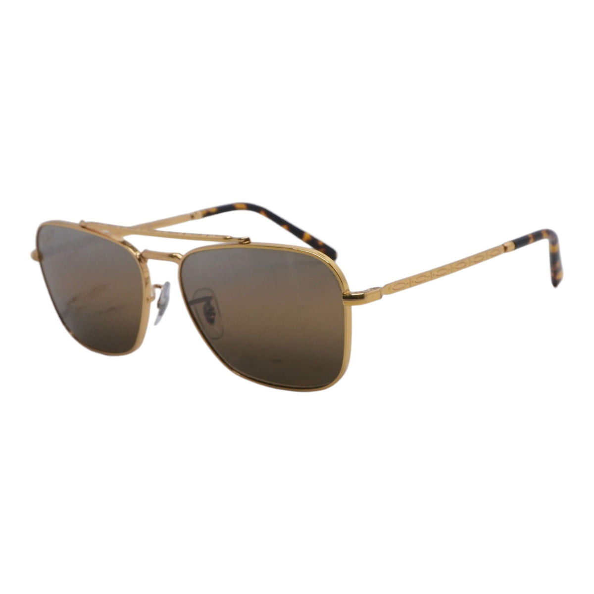Gold New Caravan Aviator Sunglasses