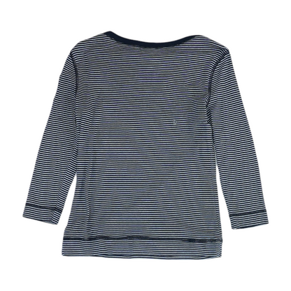 Navy Striped Blouse