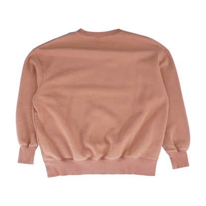 Pink Solid Sweatshirt Pullover