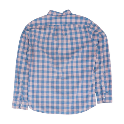 Blue Check Long Sleeve Button Down