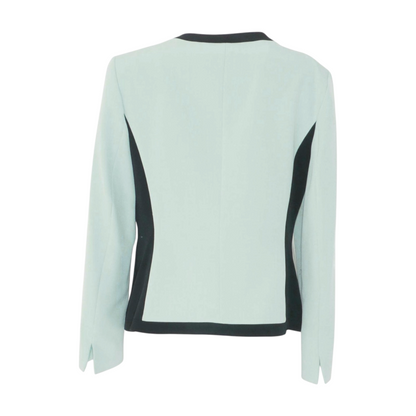 Blue Solid Blazer